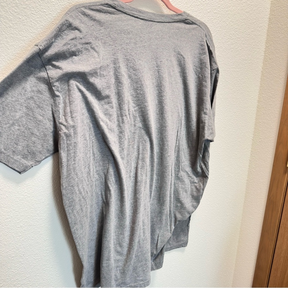 4/$20 Gray Men’s Graphic T-Shirt, Comfy Oversized 0038 - Picture 3 of 7